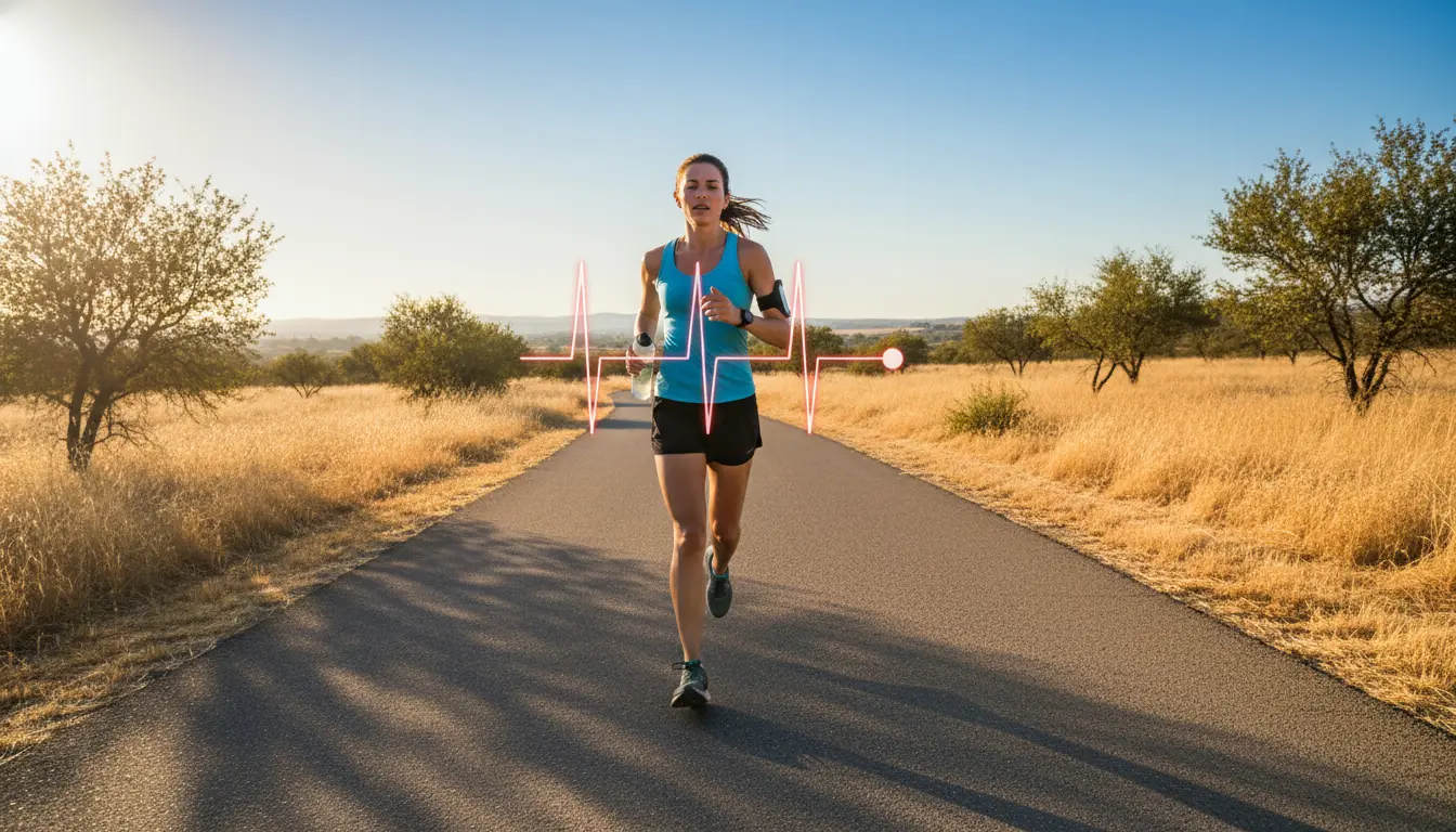 Hardlopen warm weer hartslag