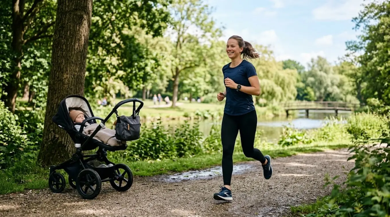 Beginnen met hardlopen na bevalling