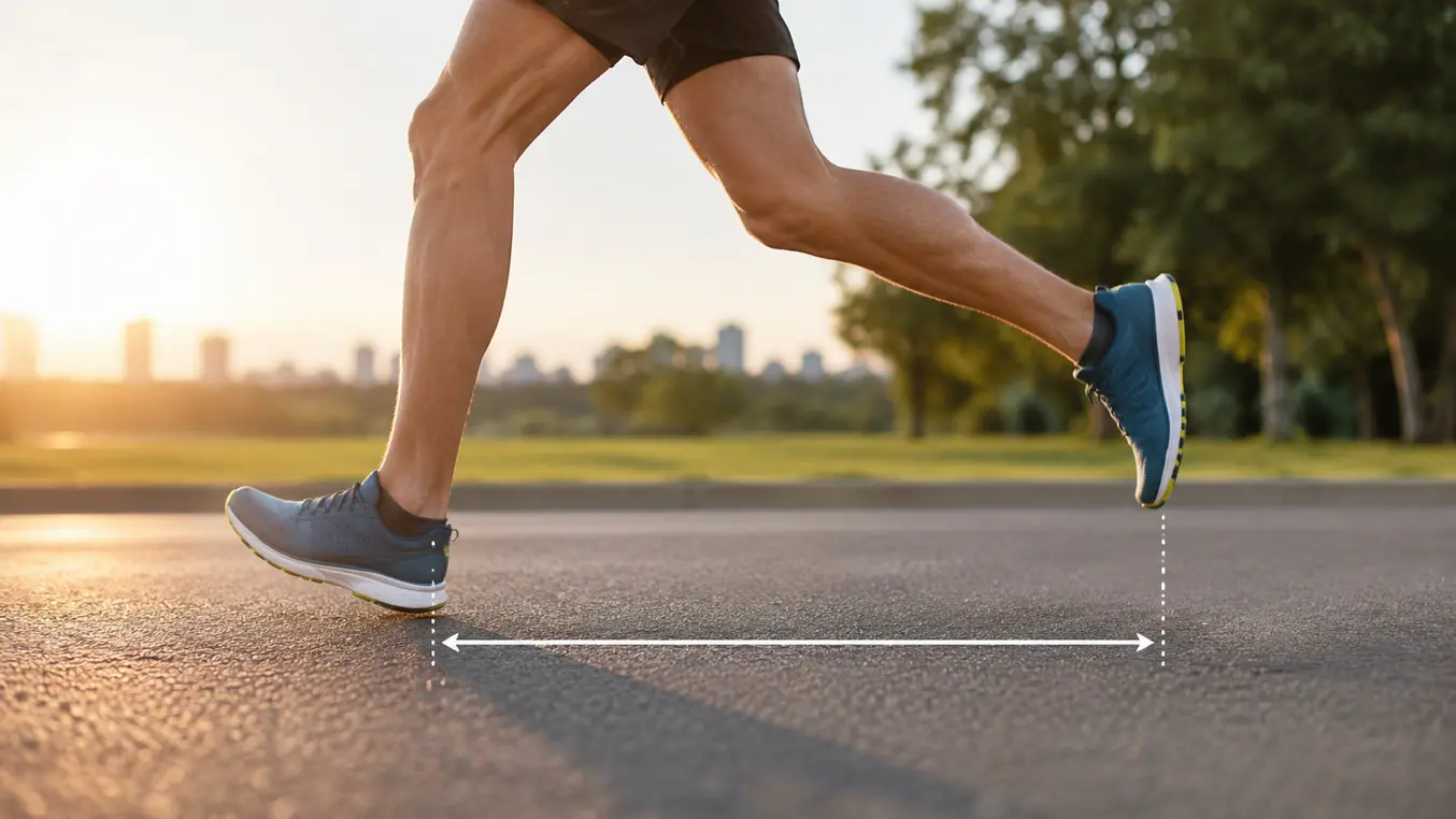 Gemiddelde paslengte hardlopen